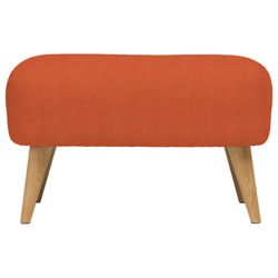 Content by Terence Conran Marlowe Footstool Rowan Orange